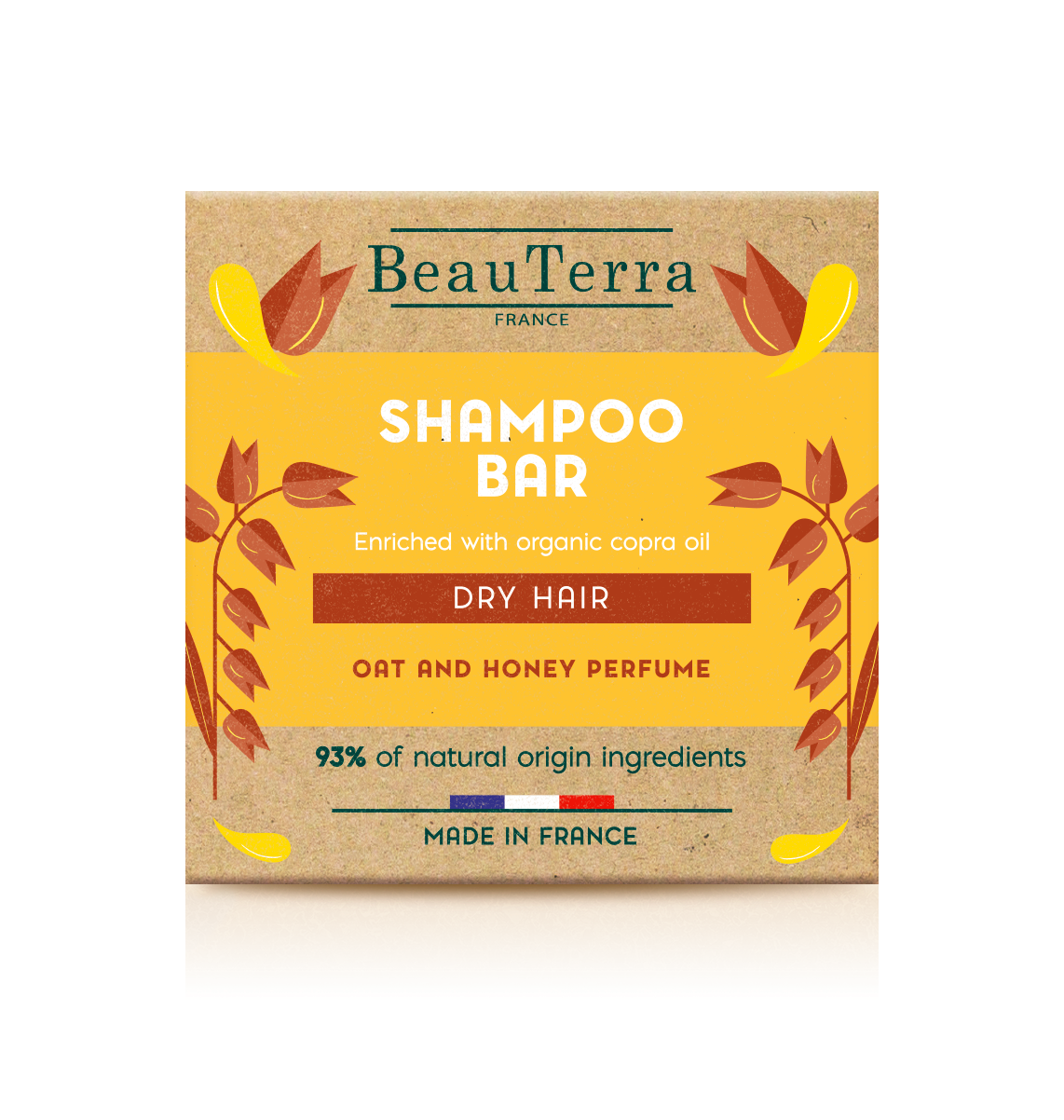BeauTerra - Shampoo Bar - Dry & Damaged Hair - 75 g v:4130088