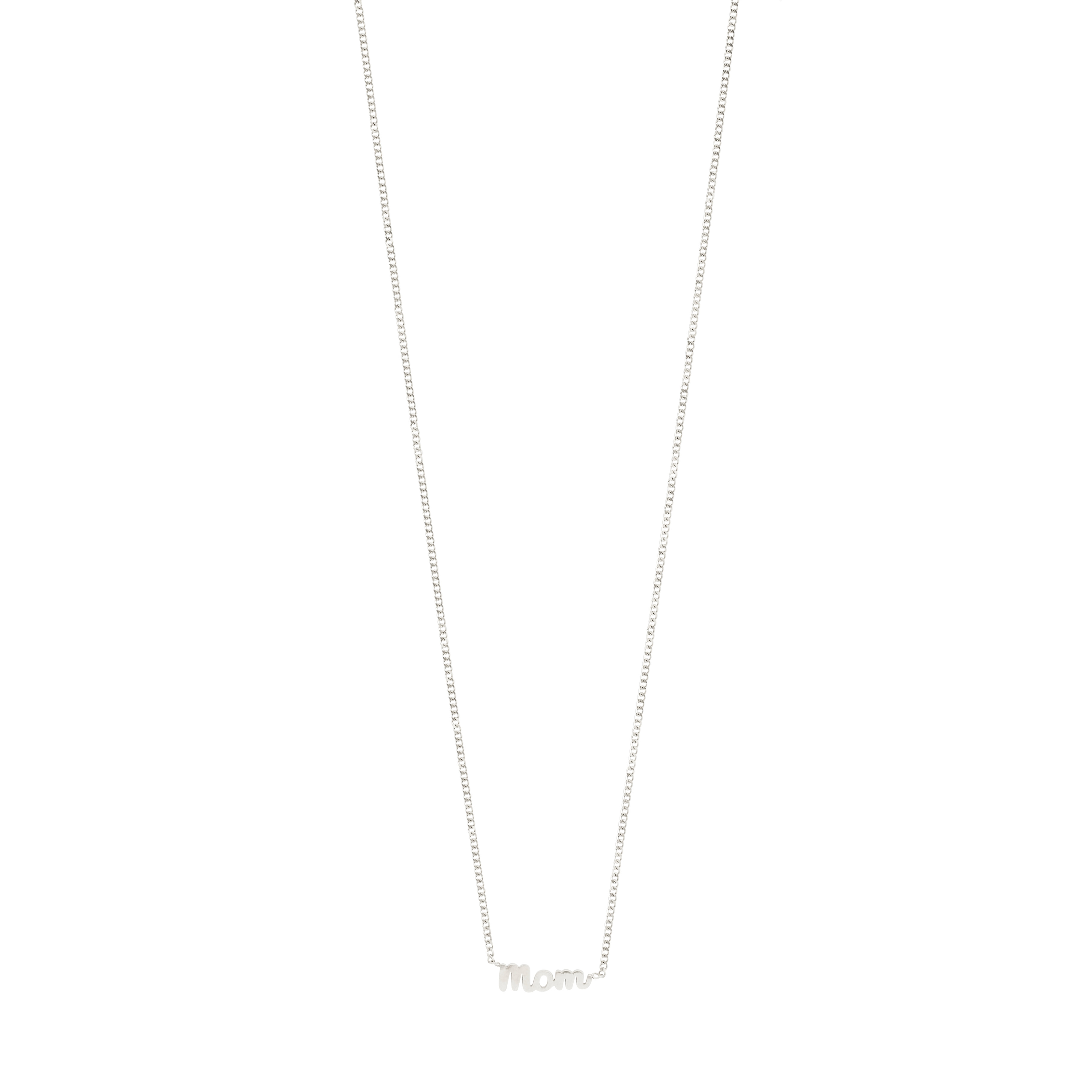PILGRIM - MOM Necklace - Silver Plated - 38 cm + 9 cm Extension Chain v:6079895