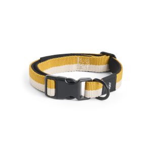 HAY – Hundehalsbånd Flat – S/M – 45 cm – Hvit & Okergul – Flerfarget – White & Ochre v:5883270 HAY – Hundehalsbånd Flat – S/M – 45 cm – Hvit & Okergul – Flerfarget – White & Ochre v:5883270