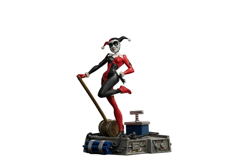 IronStudios - DC Comics Batman Animated Series: 1:10 Art Scale Statue - Harley Quinn - Gratis frakt v:1578153
