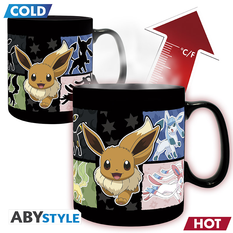 POKEMON Mug Heat Change - Eevee - 460 ml v:3948818