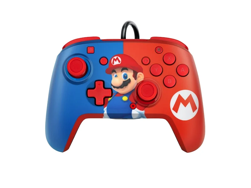 PDP Nintendo Switch Faceoff Deluxe Controller + Audio - Mario - Nintendo Switch - Mario - Engelsk - Deluxe Edition v:2506929