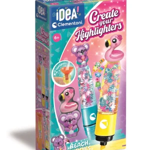 Clementoni – Create Your Highlighters Beach Buddies (Pack By 2) (I-18396) v:1376520 Clementoni – Create Your Highlighters Beach Buddies (Pack By 2) (I-18396) v:1376520