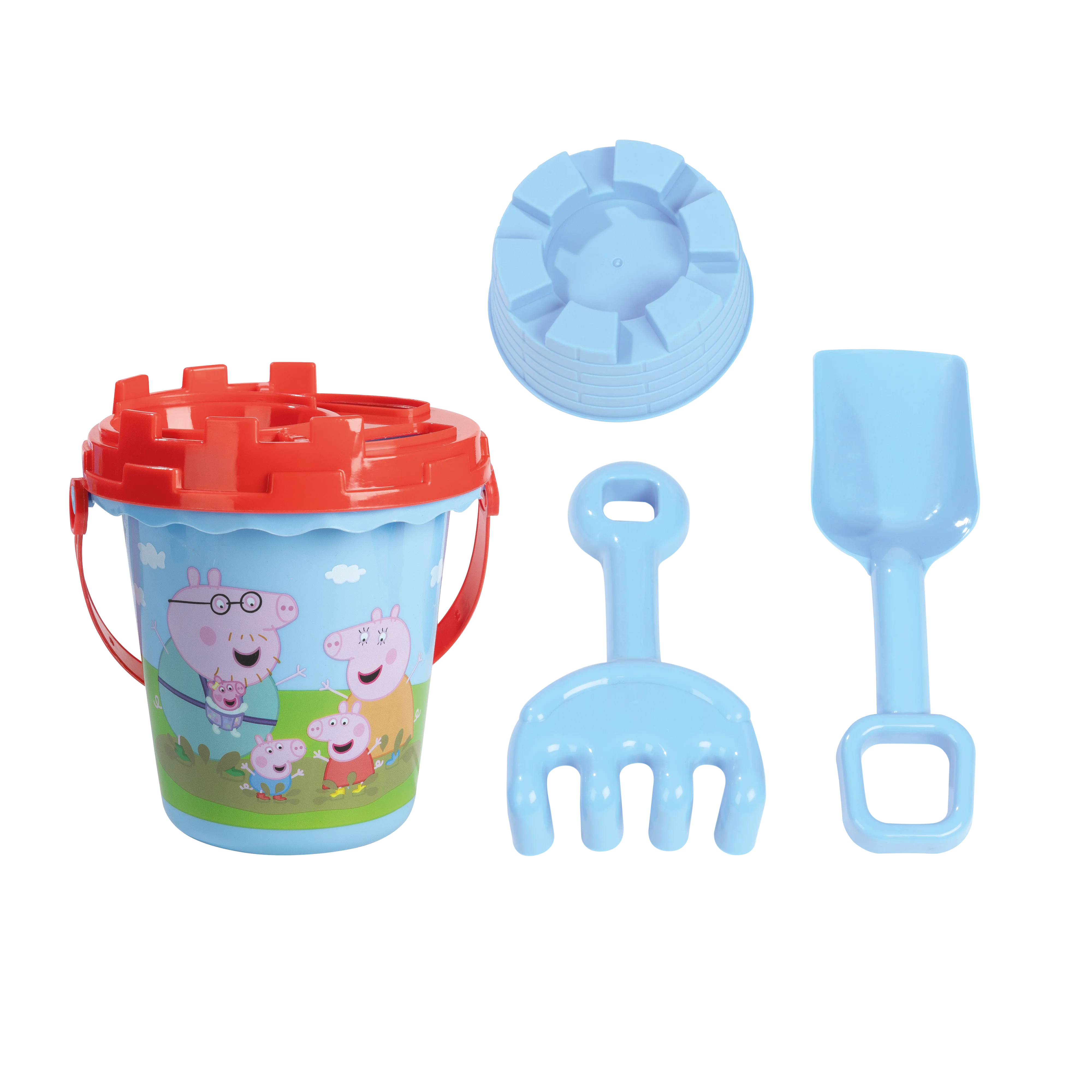Moxy – Peppa Beach Bucket Blue, 5pcs (168501) v:8594332 Moxy – Peppa Beach Bucket Blue, 5pcs (168501) v:8594332