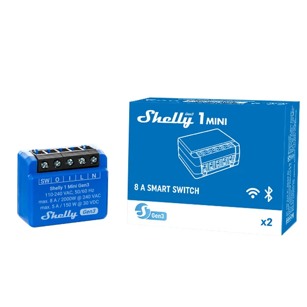 Shelly – Plus 1 Mini (GEN 3) v:9625597 Shelly – Plus 1 Mini (GEN 3) v:9625597