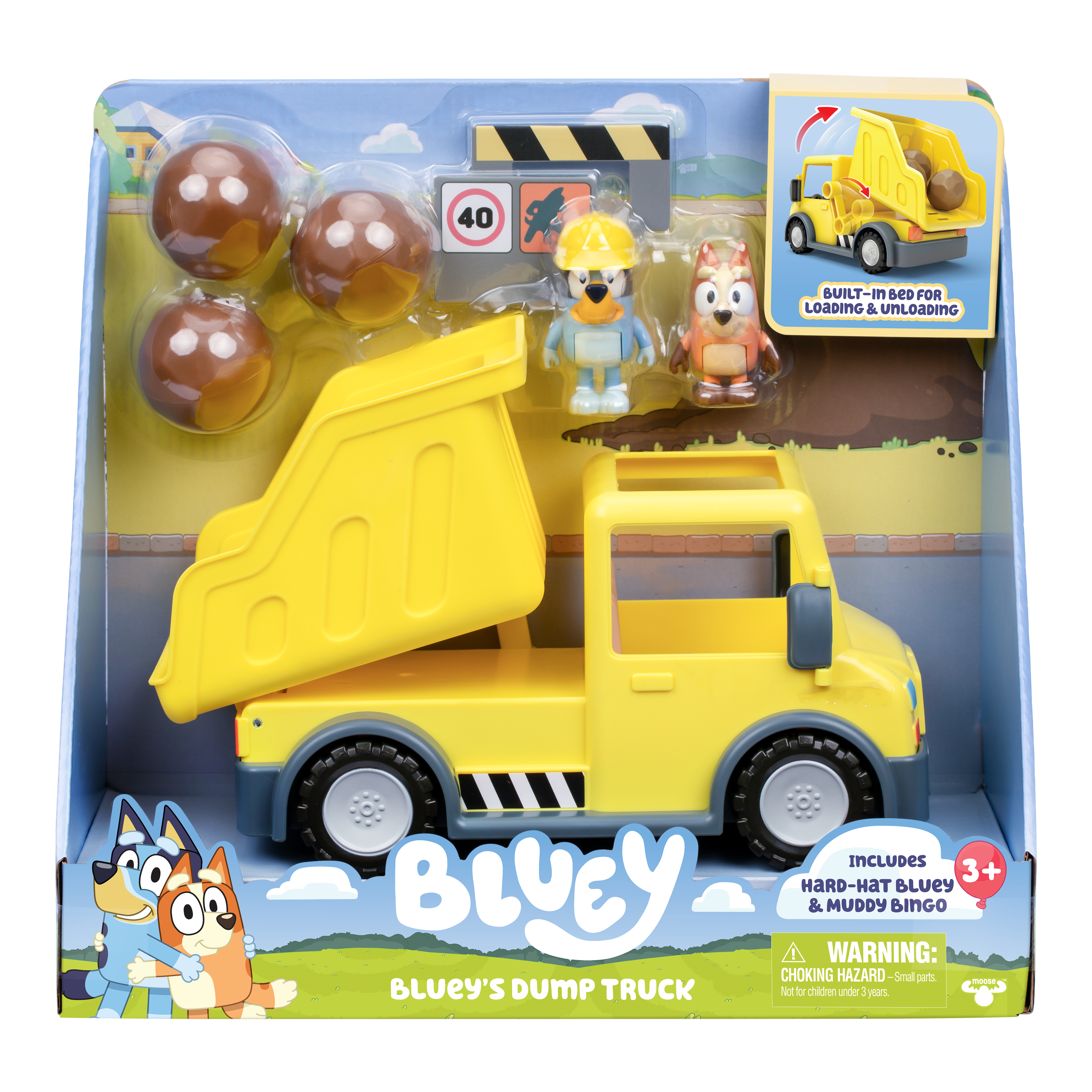 Bluey – Blueys Tippbil med eksklusive Hard-Hat Bluey og Muddy Bingo figurer v:5668241 Bluey – Blueys Tippbil med eksklusive Hard-Hat Bluey og Muddy Bingo figurer v:5668241