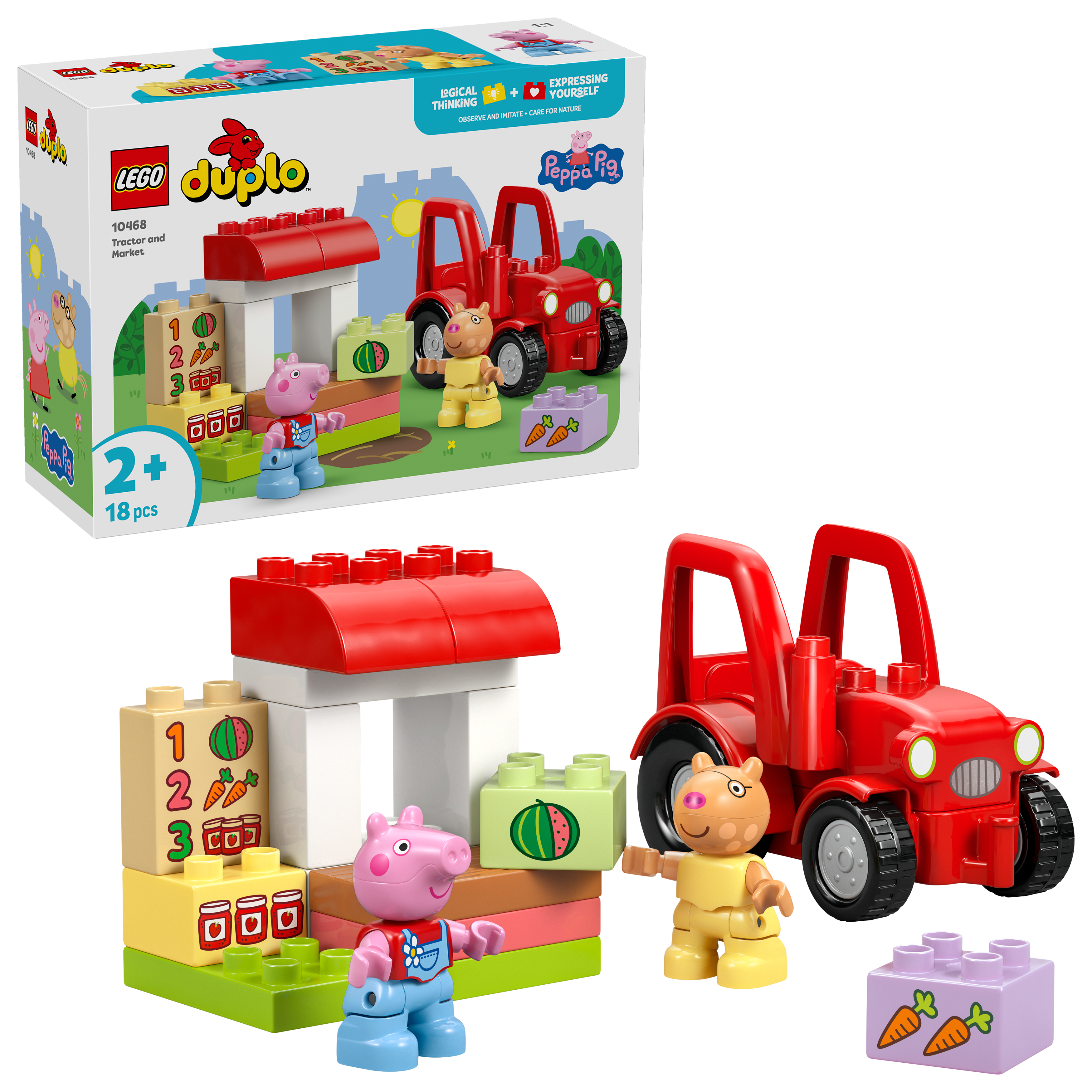 LEGO – DUPLO Peppa Pig – Traktor og marked (10468) v:1056294 LEGO – DUPLO Peppa Pig – Traktor og marked (10468) v:1056294