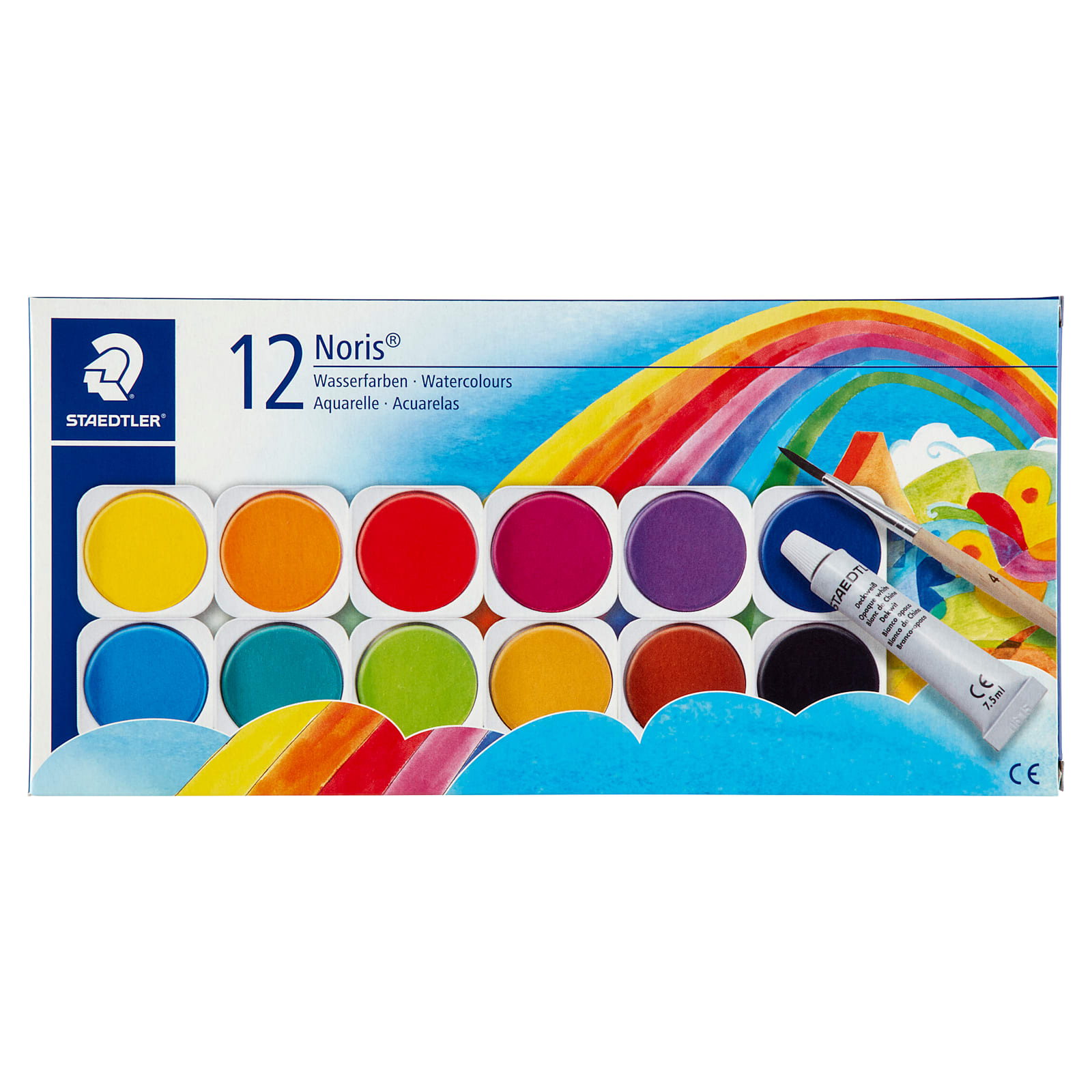 Staedtler – Noris Paint Box with Brush – 12 pcs Assorted (888 NC12) v:8256012 Staedtler – Noris Paint Box with Brush – 12 pcs Assorted (888 NC12) v:8256012