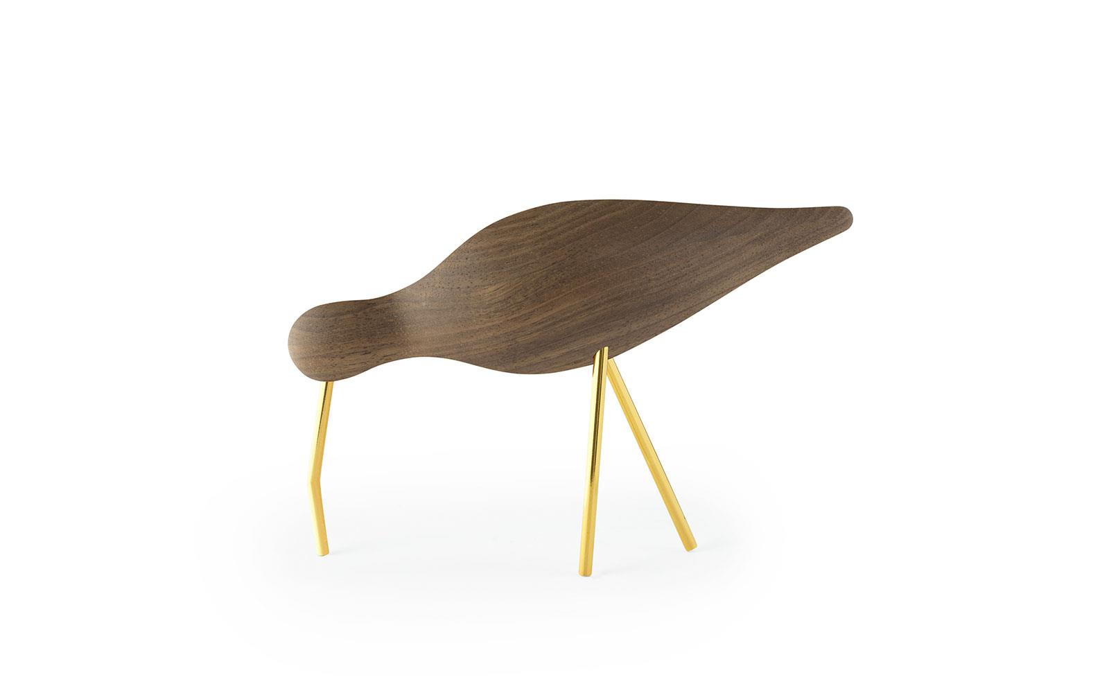 Normann Copenhagen - Shorebird - Large - Valnøtt/Messing - Walnut/Brass - L v:4271086