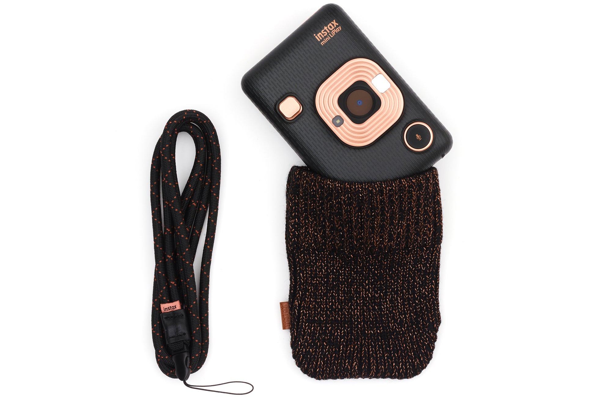 Fuji - Instax Mini Liplay Accessory Kit Bundle - Black v:2044209