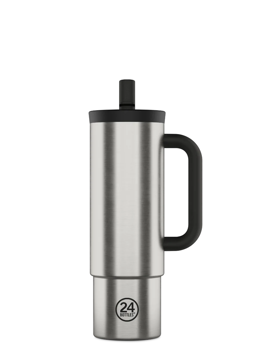 24Bottles - Straw Cup - Brushed Steel - 800 ml v:3797857