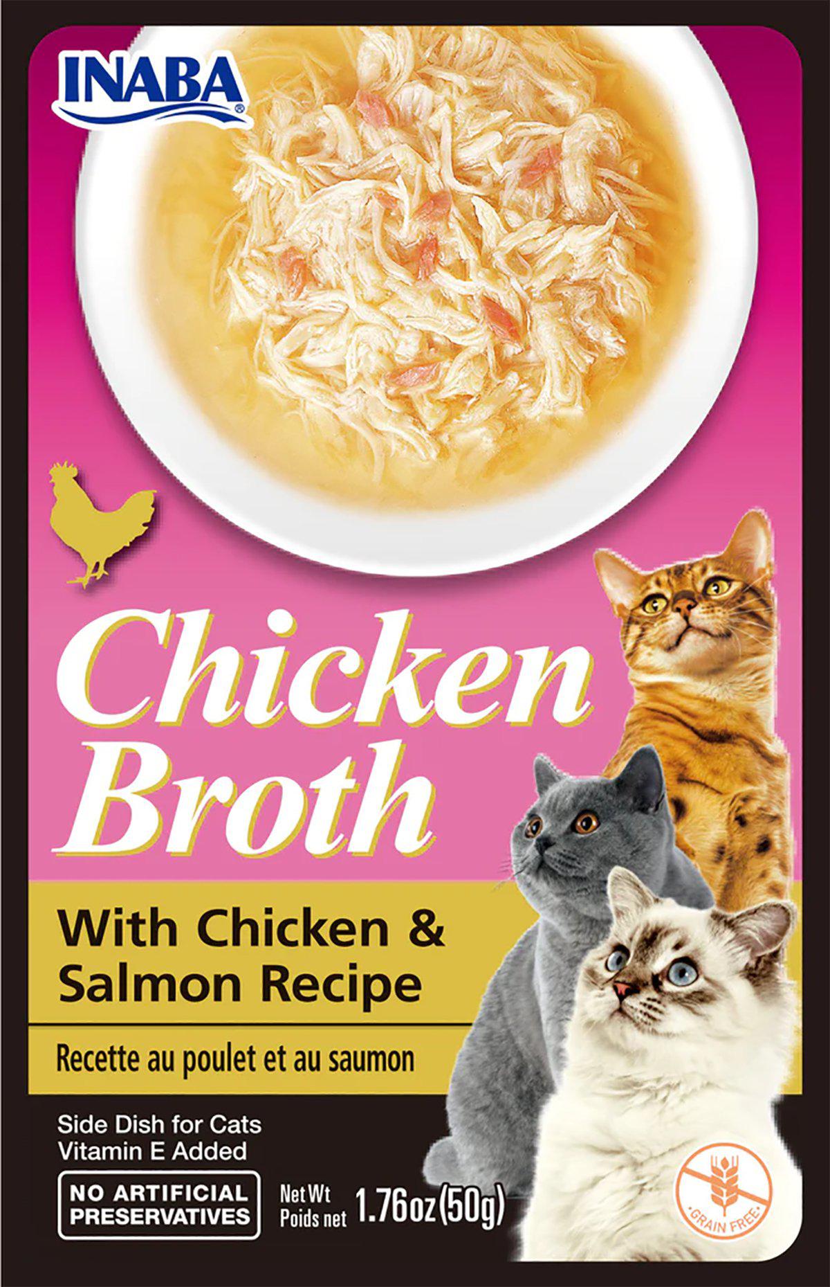 CHURU - Chicken Broth With Chicken & Salmon 40G - (798.5256) v:8685415