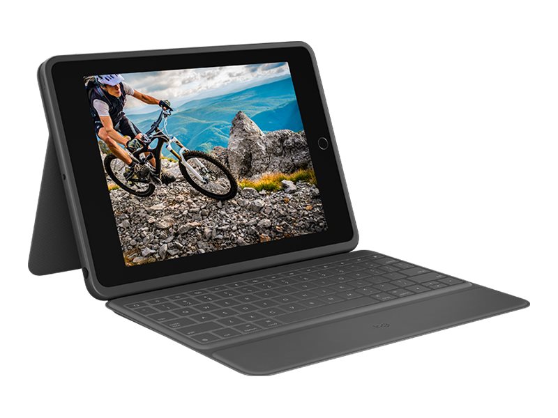 Logitech - Rugged Folio Cover iPad 10,2 Graphite - Gratis frakt v:6183914