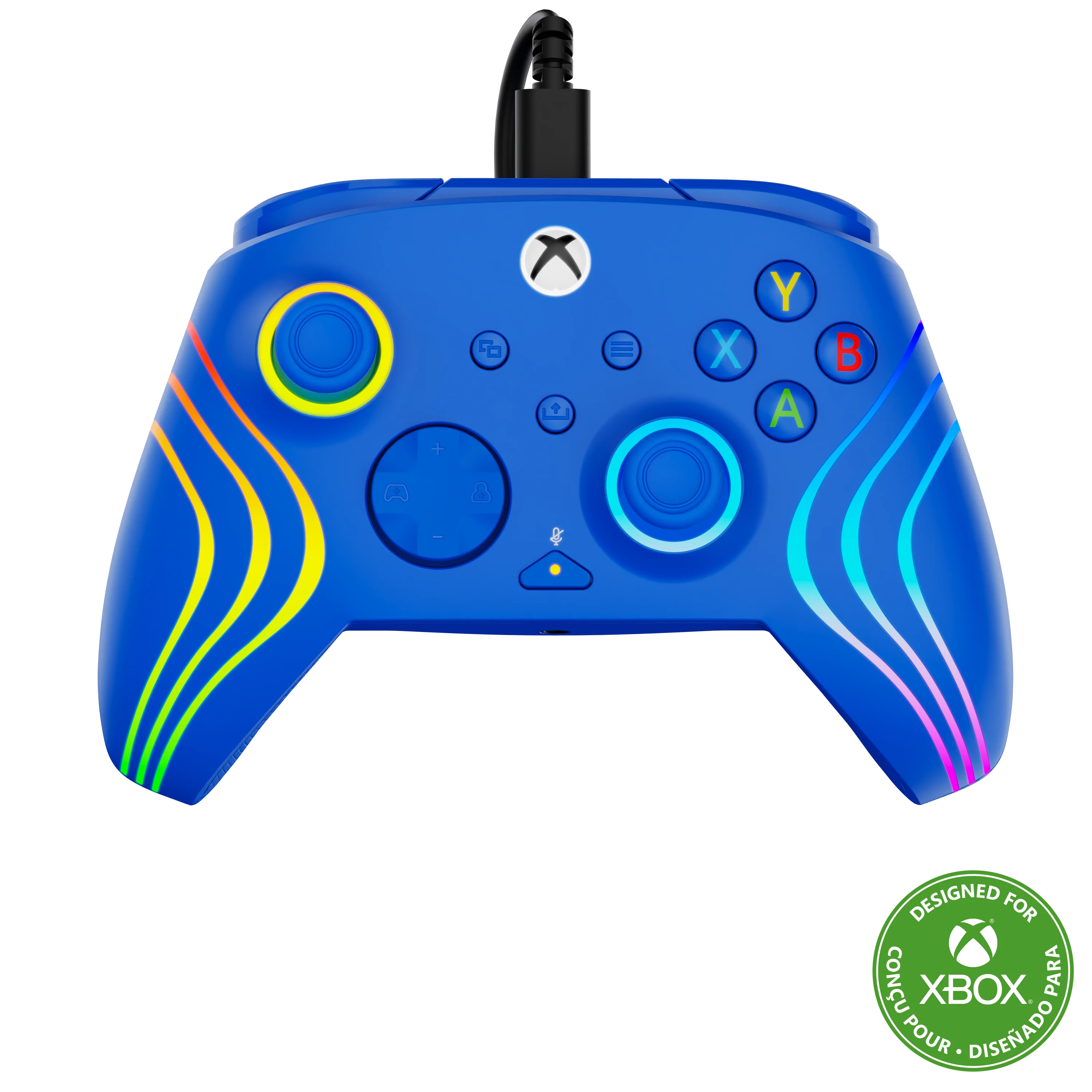 Turtle Beach Afterglow Wave Wired Controller - Blue - Xbox Series X - Engelsk - Standard - Blue - Gratis frakt v:3914021