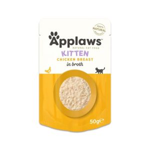 Applaws – 12x Kitten Chicken Breast in Broth – 50g – Bundle v:9490251