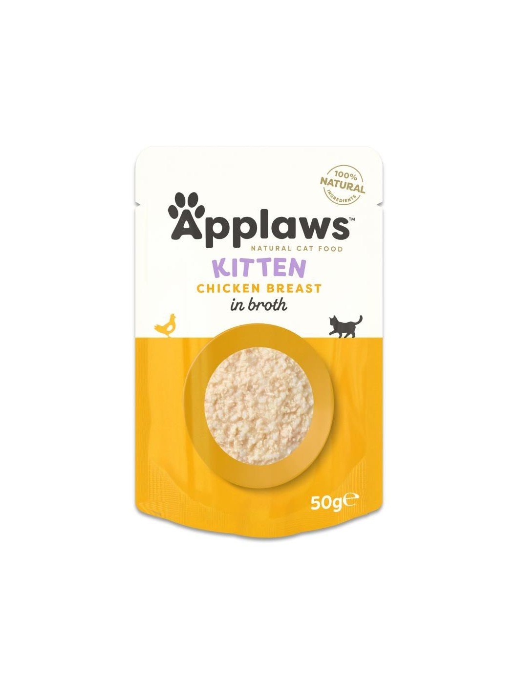 Applaws - 12x Kitten Chicken Breast in Broth - 50g - Bundle v:9490251