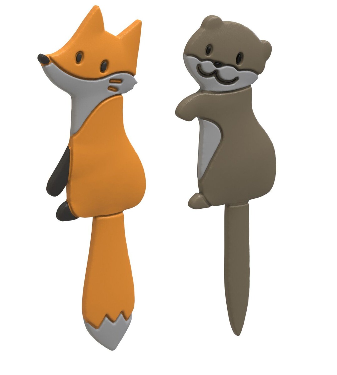 Winkee - Magnetic Hooks - Otter and Fox v:5325346