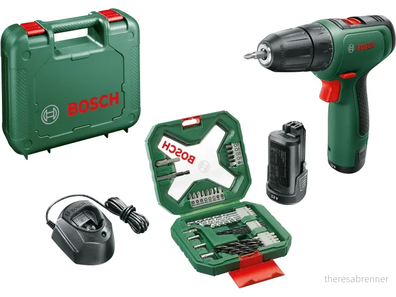 Bosch DIY - EasyDrill 1200 batteridrill - 34-delers bits- og boresett (2x Li-ion 1,5Ah) - Gratis frakt v:4071506
