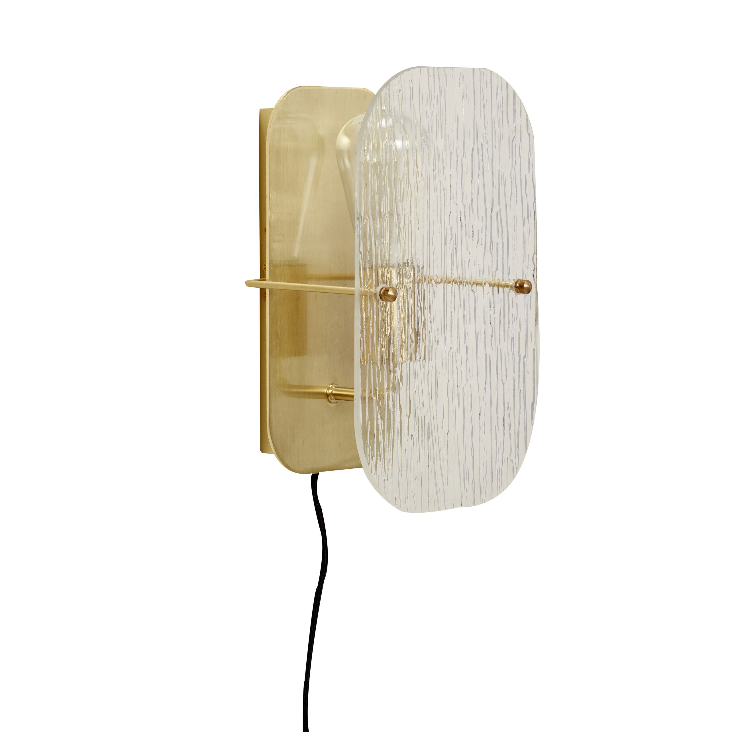 Hübsch – Ruffle Wall Light – Brass – 13x20xh30cm – Gratis frakt v:5531478 Hübsch – Ruffle Wall Light – Brass – 13x20xh30cm – Gratis frakt v:5531478