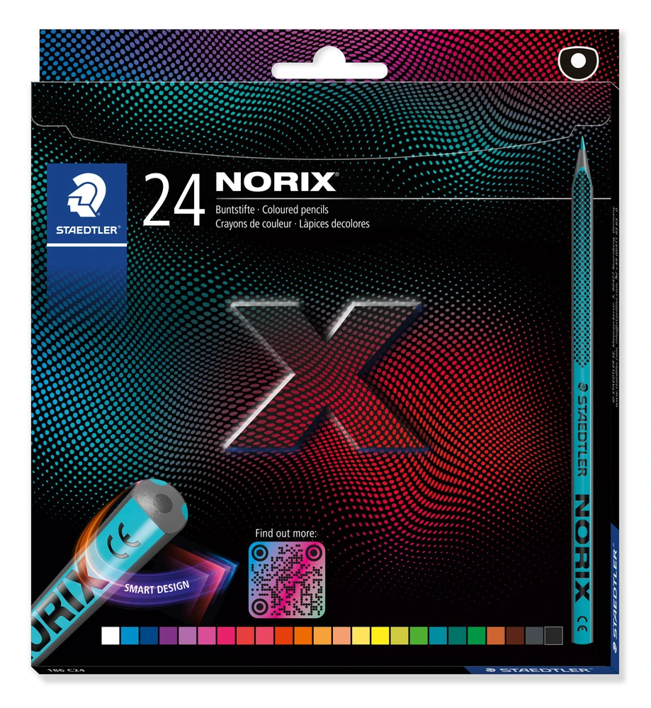 Staedtler - Norix colour pencils – 24 (186 C24) v:8511587