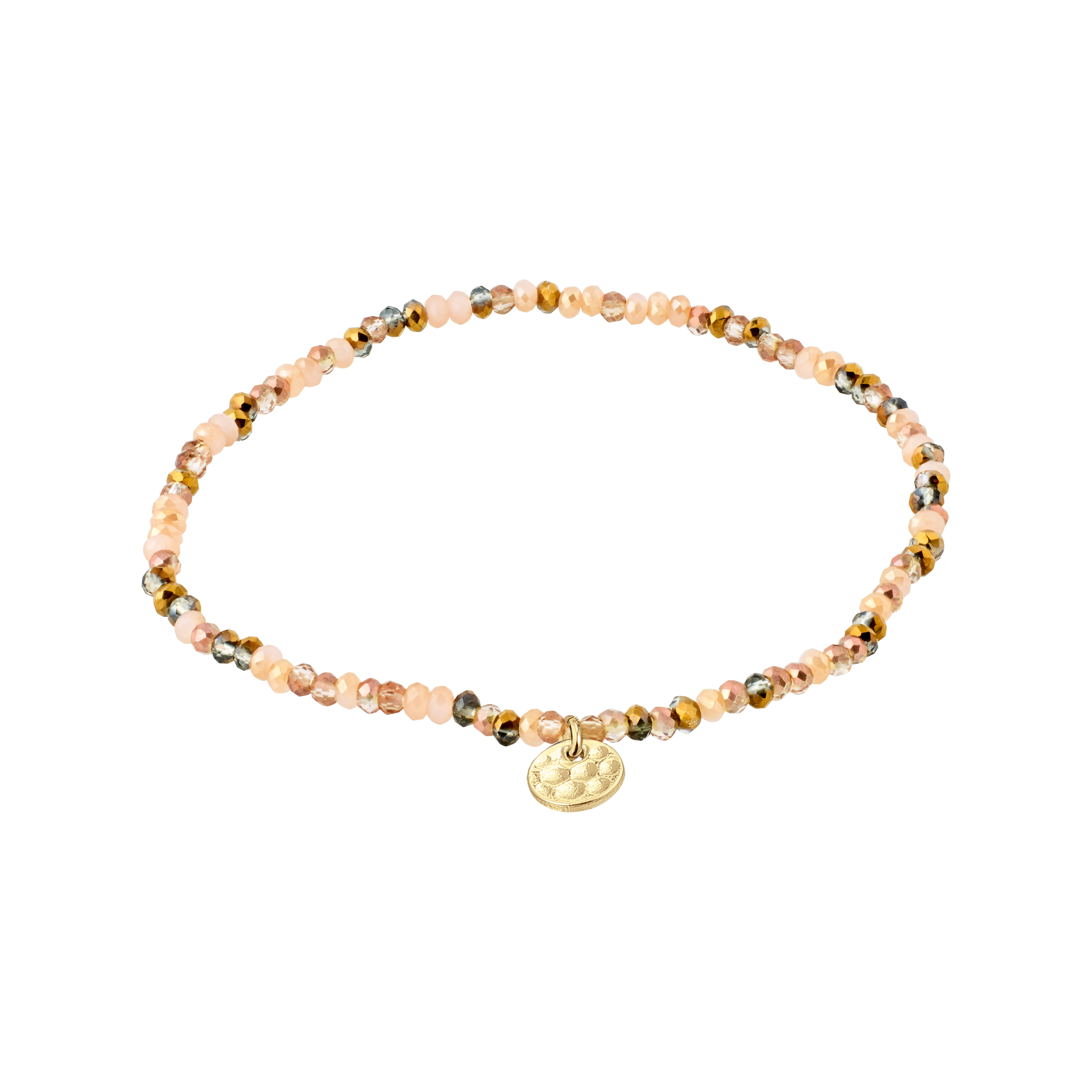 PILGRIM - INDIE Bracelet - Brown Mix - 17 cm v:3721820