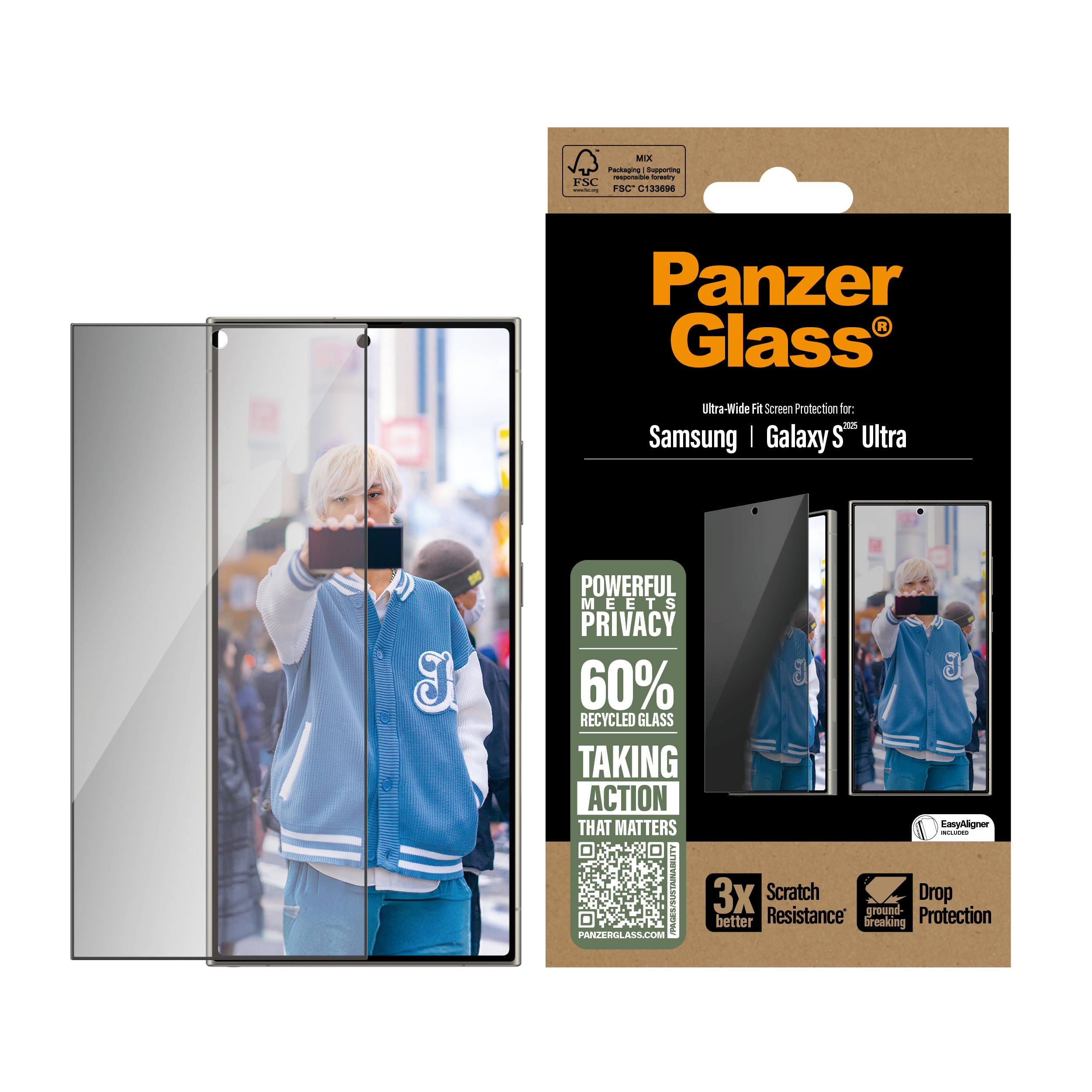 PanzerGlass – Privacy Screen Protector Galaxy S2025 Ultra, UWF v:4388233 PanzerGlass – Privacy Screen Protector Galaxy S2025 Ultra, UWF v:4388233