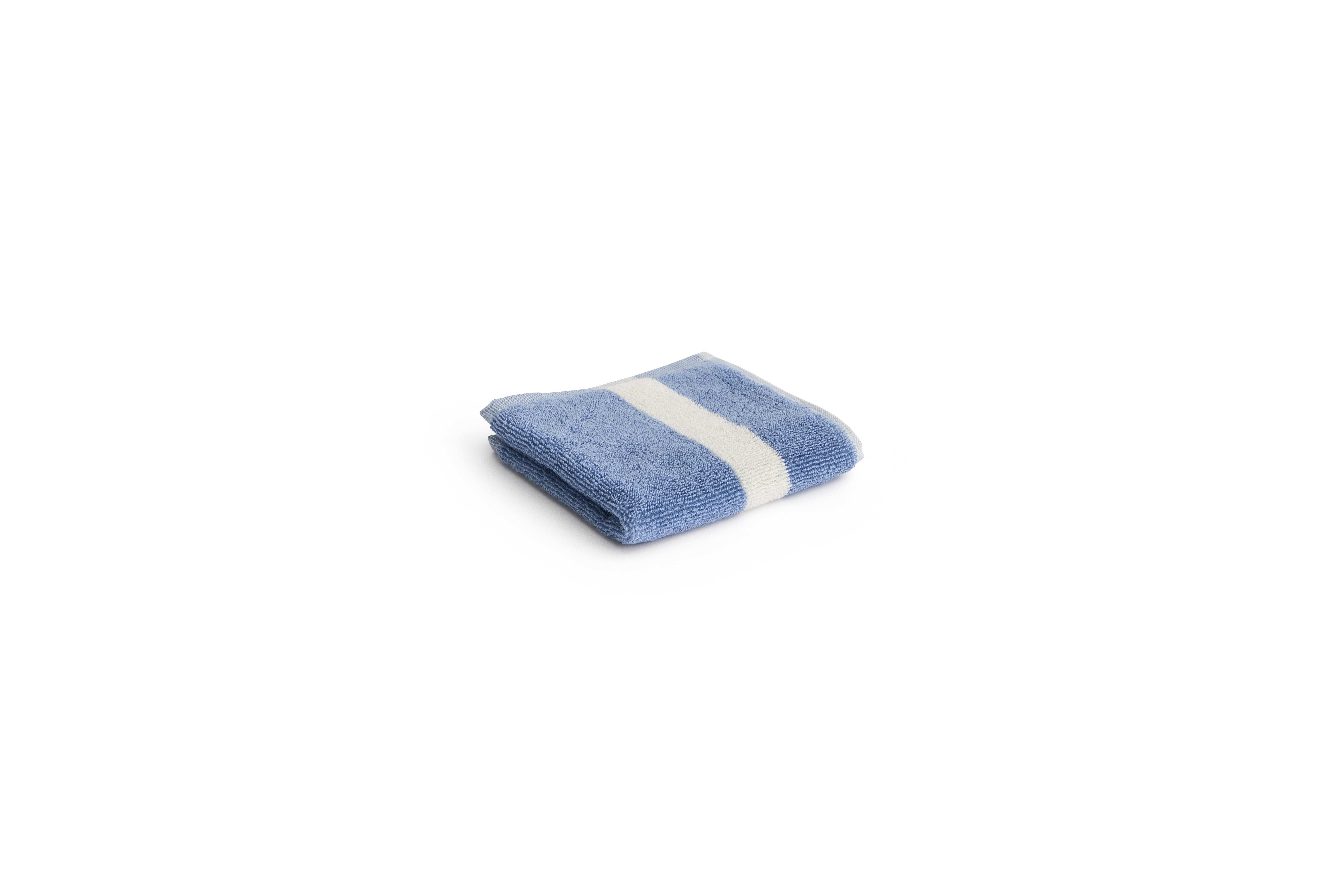 HAY - Stripete Vaskeklut - W30 x L30 cm - Støvete Blå - Dusty Blue v:6710445