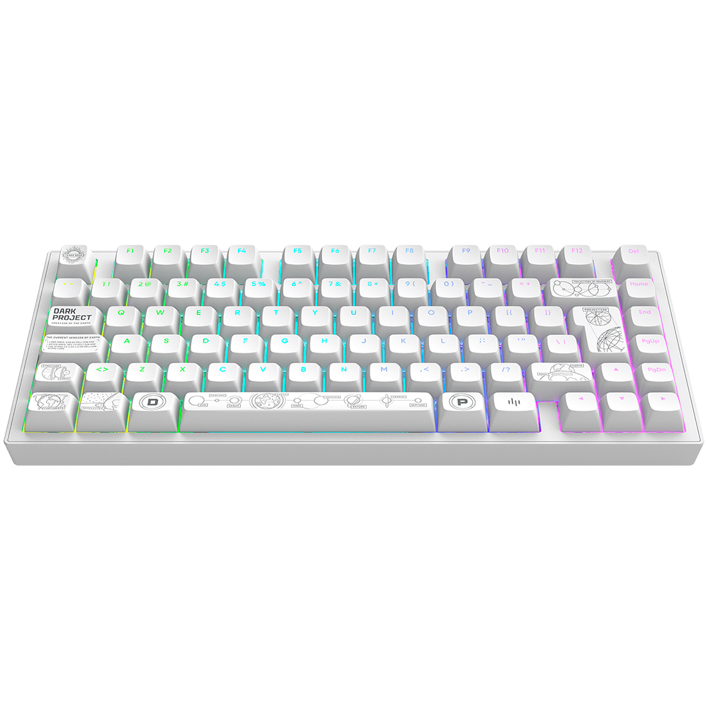 Dark Project – Nova White 81 RGB Wireless – White – Gratis frakt v:1569343