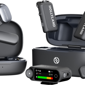 Hollyland – LARK MAX 2 Ultimate Combo med OWS-monitorøretelefon + kameramottaker + USB-C-mottaker – Gratis frakt v:1209160 Hollyland – LARK MAX 2 Ultimate Combo med OWS-monitorøretelefon + kameramottaker + USB-C-mottaker – Gratis frakt v:1209160