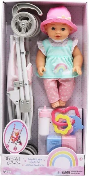 HAPPY FRIEND - Lotta Doll 30cm with Stroller Set v:1011246