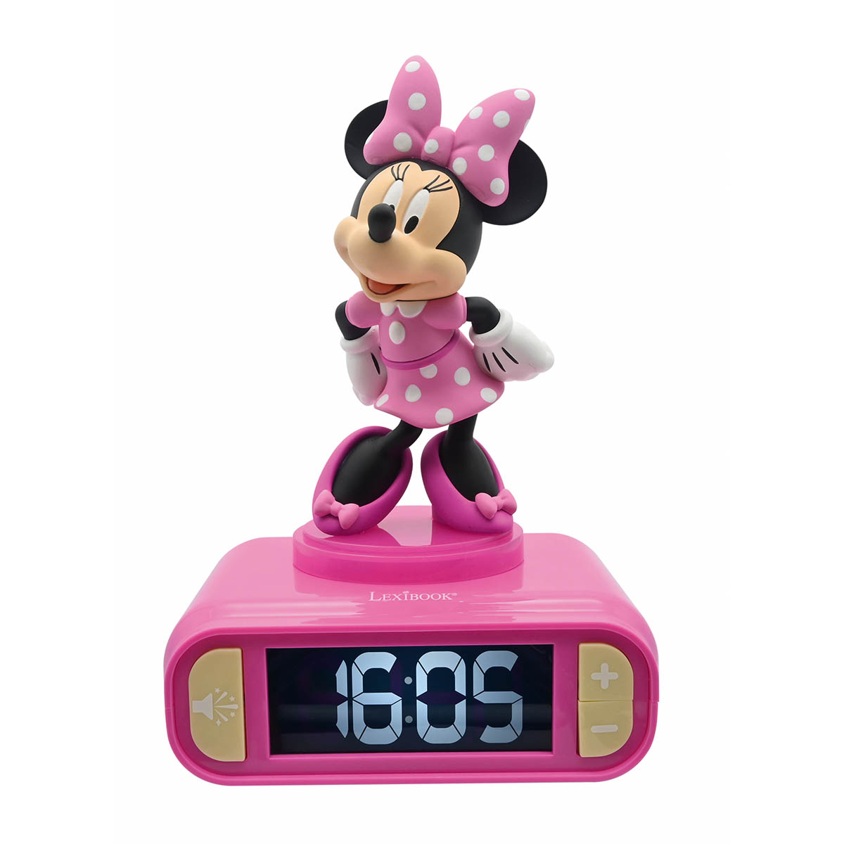 Lexibook – Minnie 3D Digital alarm clock & night light (RL800MN) v:4919991