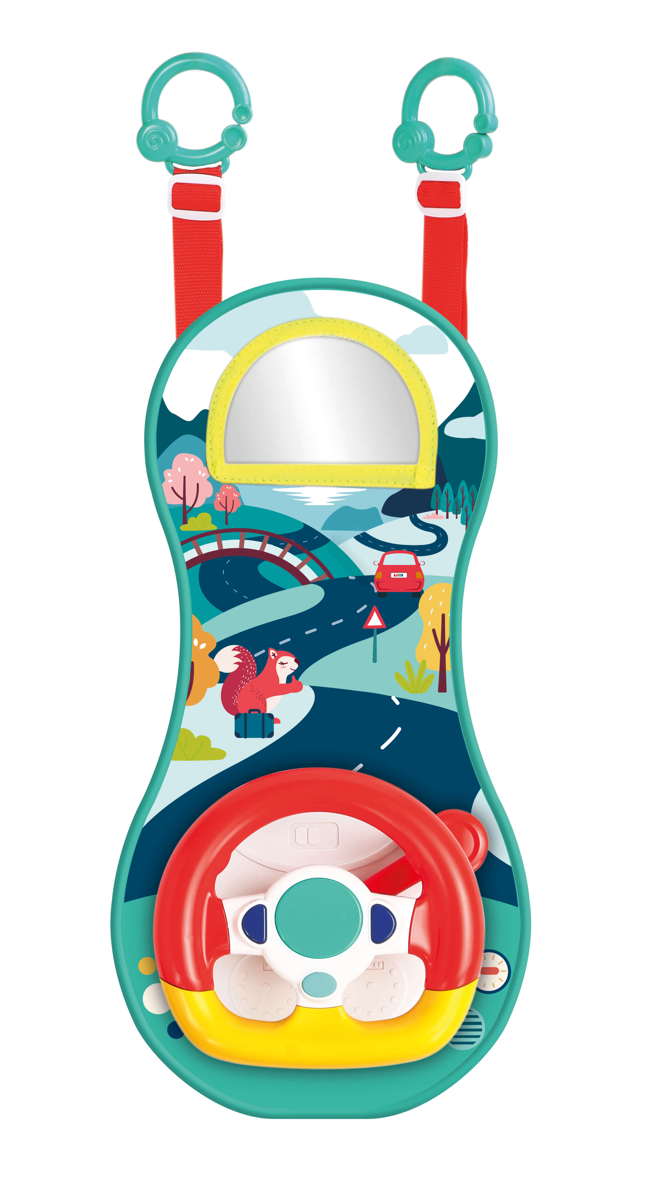 Ludi - Steering wheel with sound - (LU30500) v:6844669