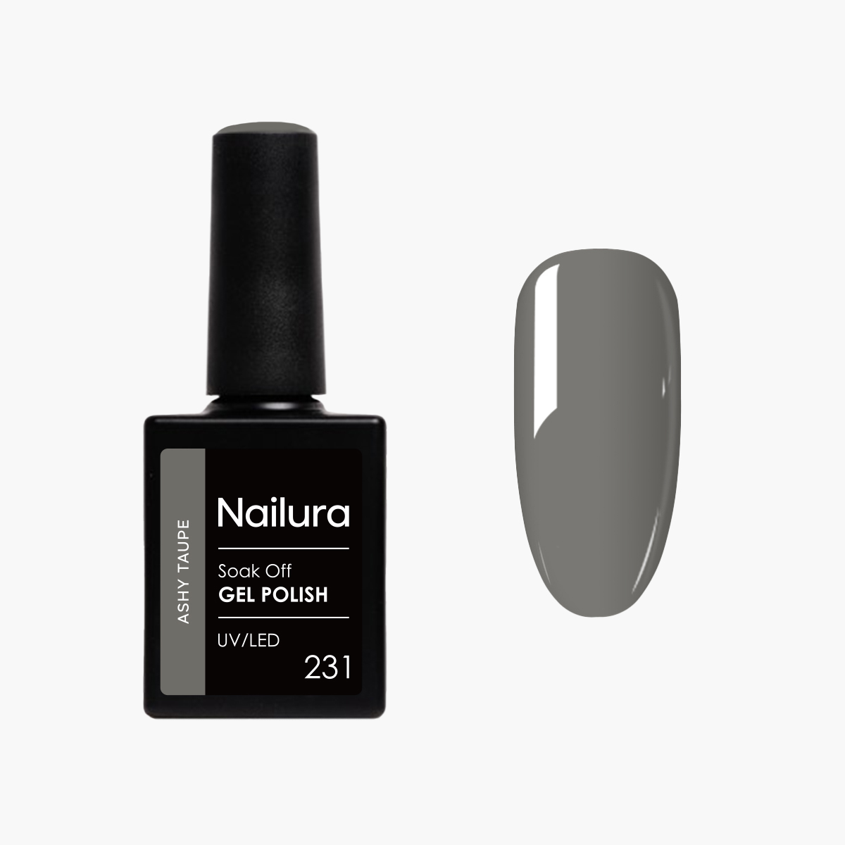 Nailura – Gel Polish 231 – Ashy Taupe – 10 ml – Ashy Taupe v:8553236