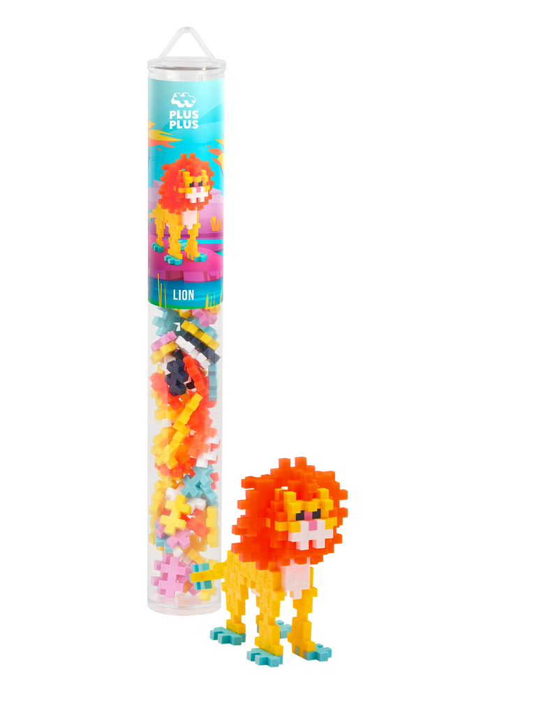 Plus-Plus - Lion / 100 pcs Tube - (4324) v:8515025