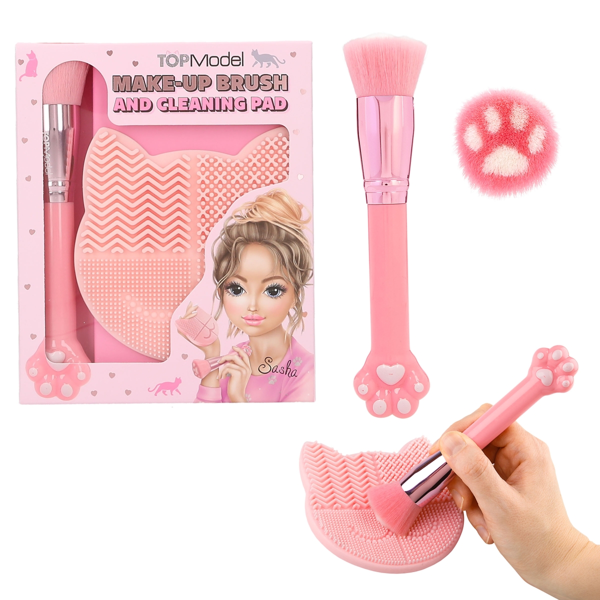 TOPModel - Brush and Cleaning Pad Kitty BEAUTY and ME ( 0413253 ) v:5215866