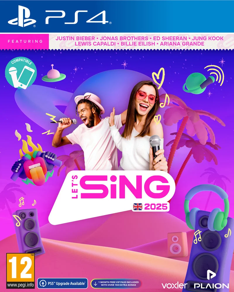 Let's Sing 2025 - PlayStation 4 - Engelsk - Standard v:2951561