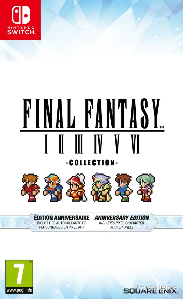 Final Fantasy I-VI - Collection - Anniversary Edition - Nintendo Switch - Engelsk - Standard - Gratis frakt v:9367436