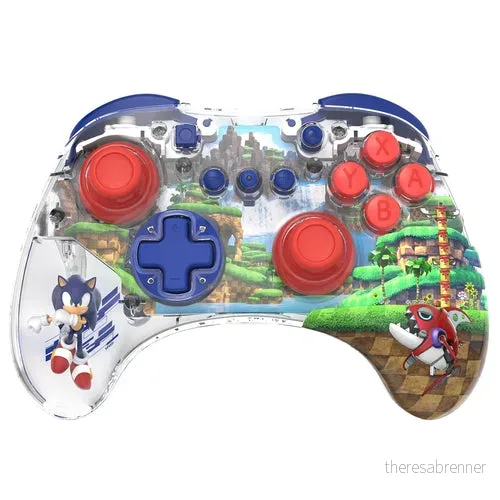 PDP REALMz - Wireless Controller - Sonic - Nintendo Switch - Engelsk - Standard v:4734570