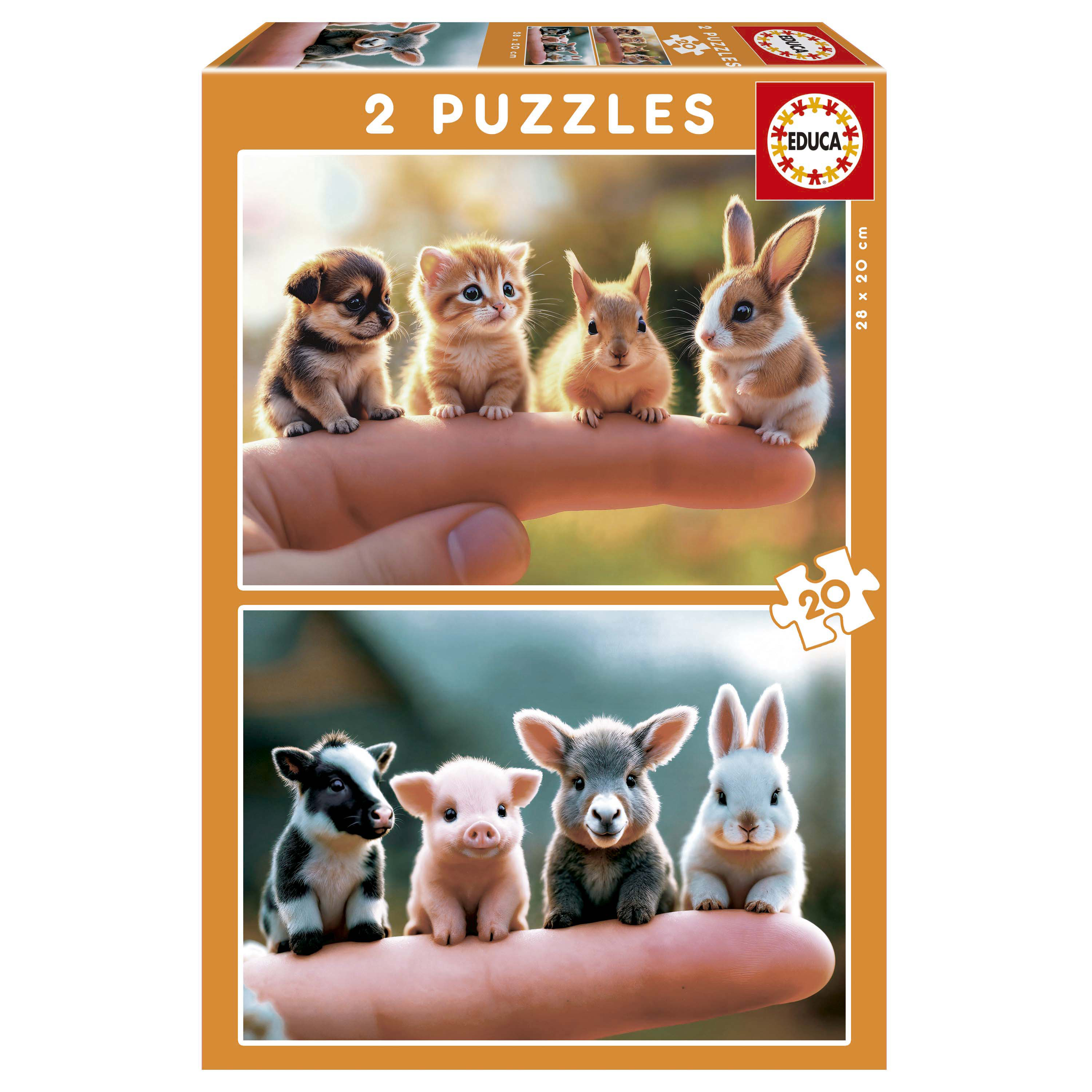 Educa – 2X20 Baby Animals (80-20221) v:3290440 Educa – 2X20 Baby Animals (80-20221) v:3290440