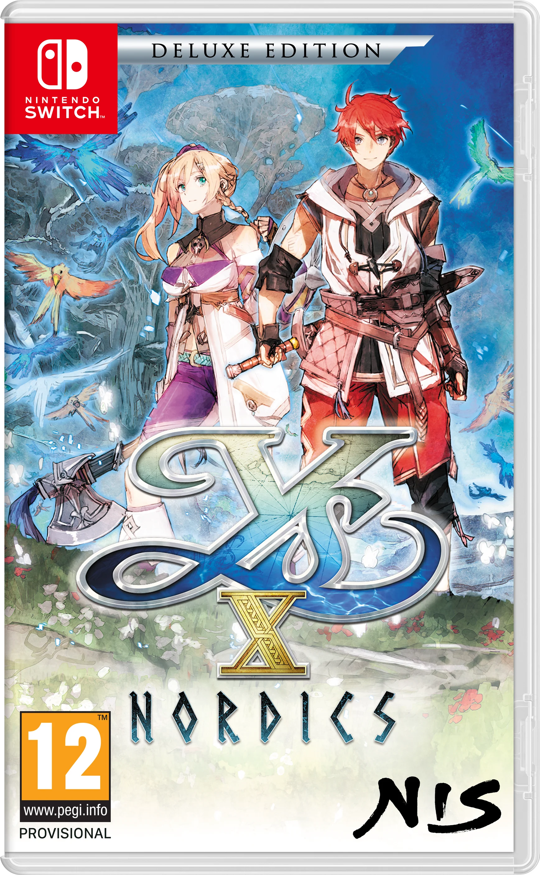 Ys X: Nordics (Deluxe Edition) - Nintendo Switch - Engelsk - Deluxe Edition - Gratis frakt v:6128787
