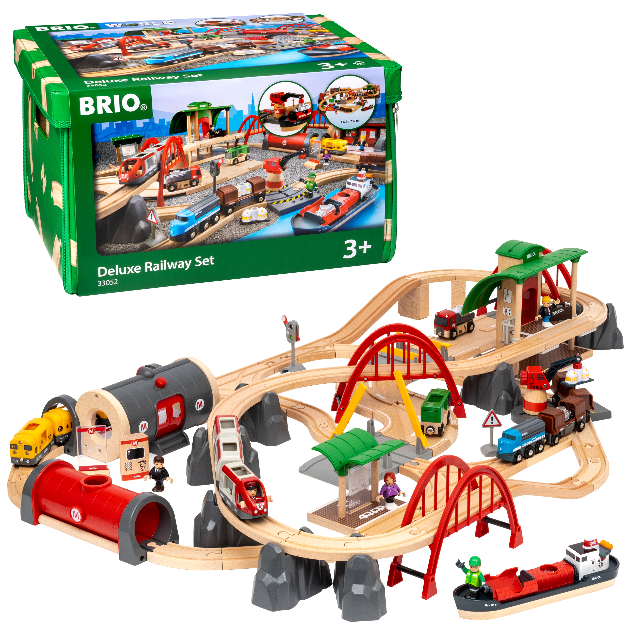 BRIO – Deluxe Togbane (33052) – Gratis frakt v:1238653 BRIO – Deluxe Togbane (33052) – Gratis frakt v:1238653
