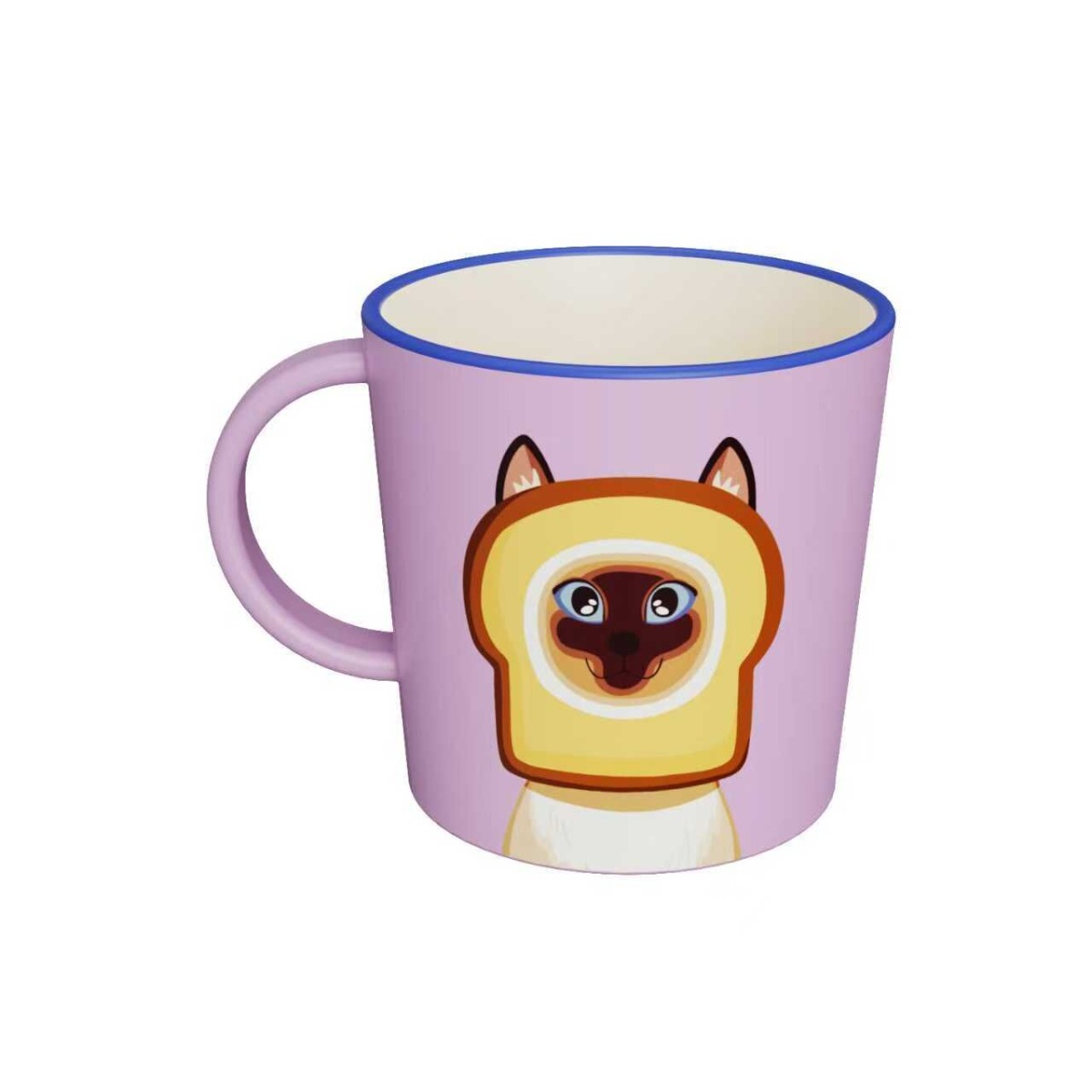 Quy Cup - Mug - Toast Cat v:7945490