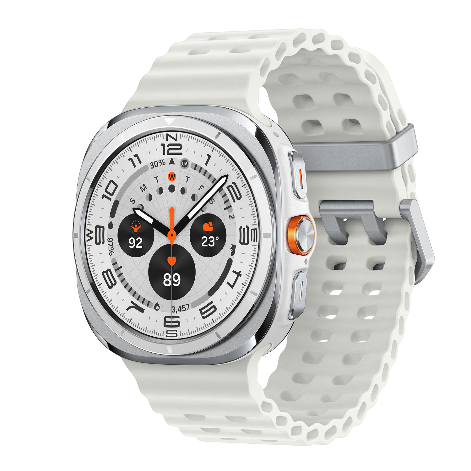 Samsung – Galaxy Watch Ultra 47mm LTE (2025) – White – Gratis frakt v:5100091 Samsung – Galaxy Watch Ultra 47mm LTE (2025) – White – Gratis frakt v:5100091