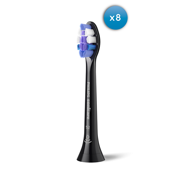 Philips - Sonicare Sensitive S2 - Svart - 8 stk - Gratis frakt v:9898407
