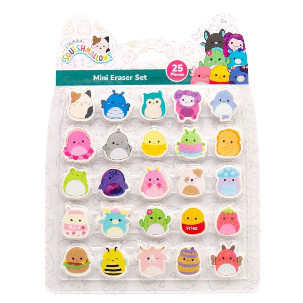 Squishmallows - Eraser Set 25 Pcs (333-231675) v:8709060