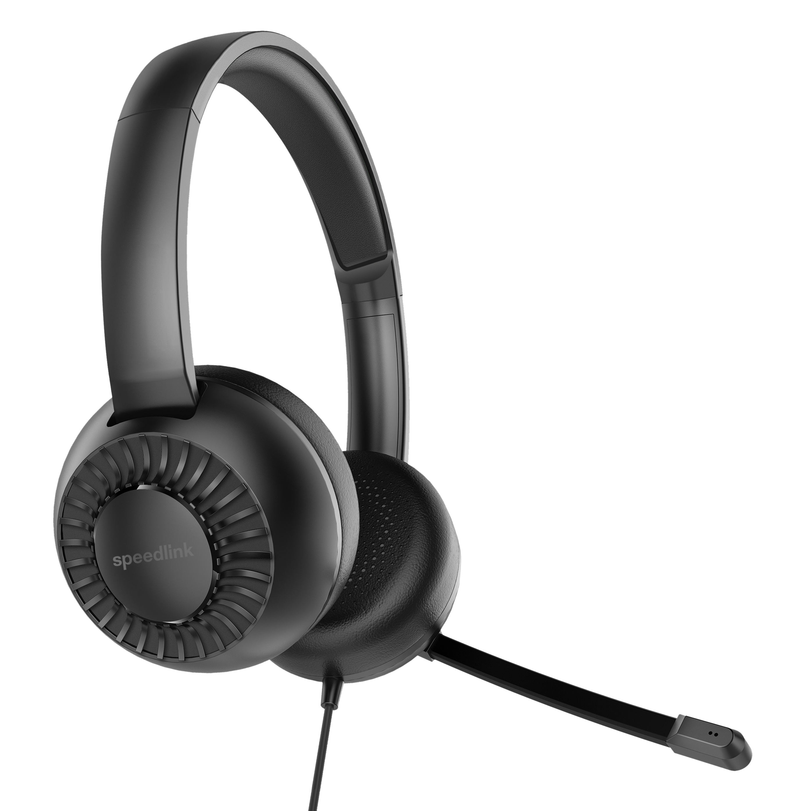 Speedlink - Metis Stereo Headset, 3,5mm Jack with Y-Adapter - Black v:4283811