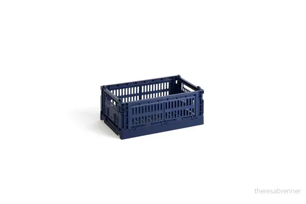 HAY - Colour Crate S Oppbevaringskasse (Mørkeblå) - Dark Blue - S v:7704767