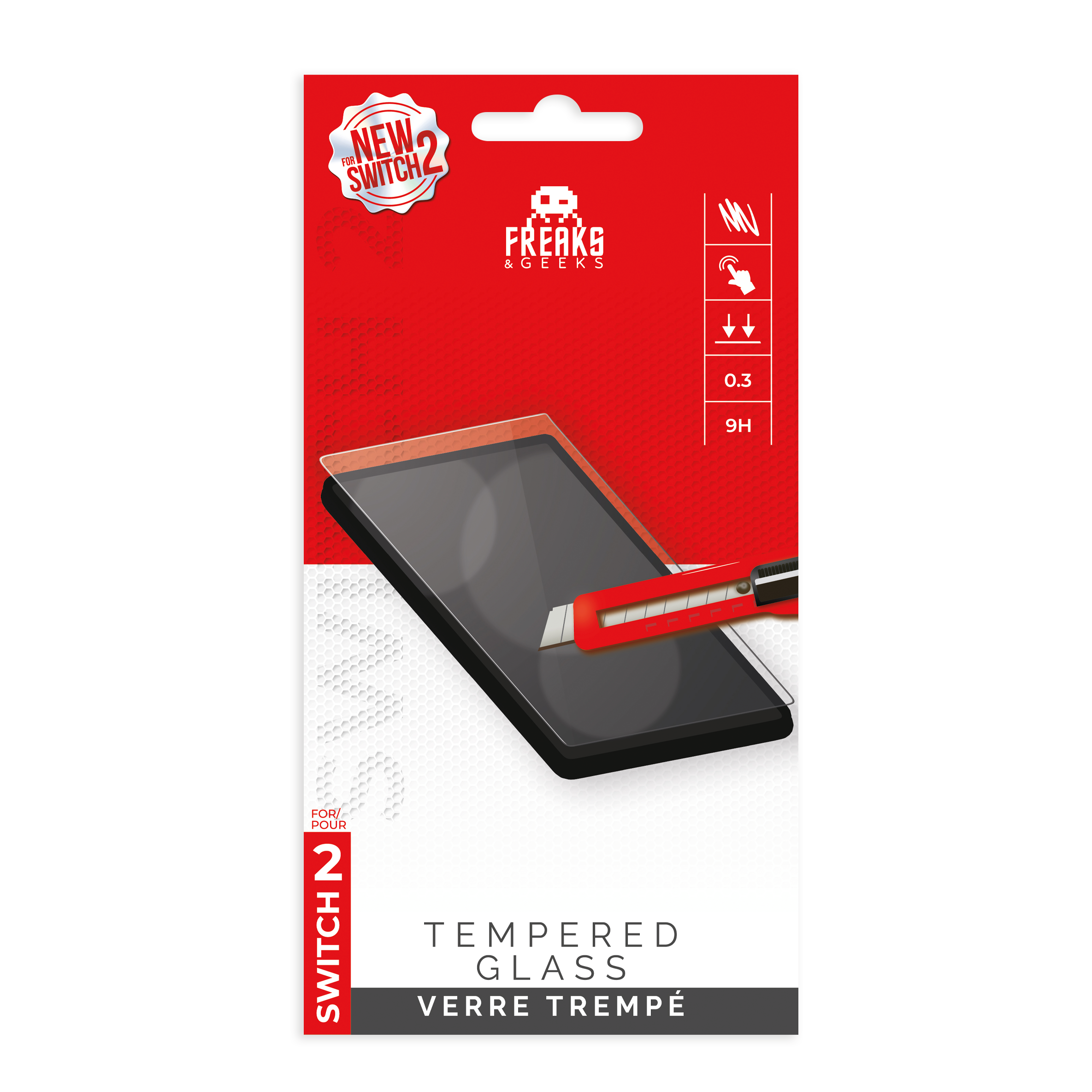 Freaks And Geeks – Tempered Glass – Switch 2 v:4478912 Freaks And Geeks – Tempered Glass – Switch 2 v:4478912