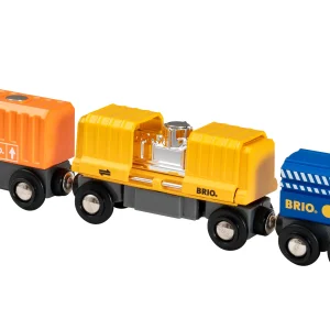 BRIO – Godstog med tre vogner (33982) v:3131487 BRIO – Godstog med tre vogner (33982) v:3131487