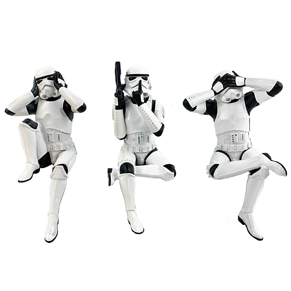 Three Wise Stormtroopers (Shelf Sitters) v:3002584